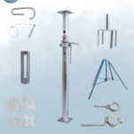 Adjustable steel props jacks for slab support and shuttering work in UAE construction projects