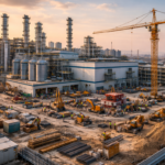 Scaffolding services for industrial projects including factories and infrastructure in UAE