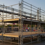 Scaffolding structures for events, stages, and exhibition setups in UAE