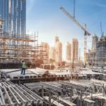 Building material supplier in UAE providing scaffolding, ladders, and construction support systems